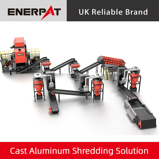 Planta trituradora de aluminio fundido