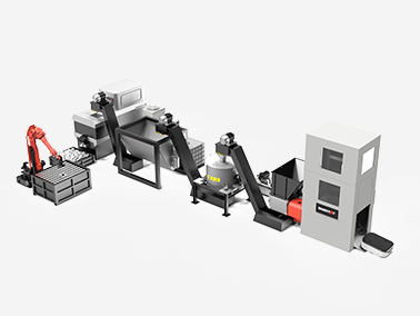 L&iacute;nea de prensa briquetadora de virutas de metal