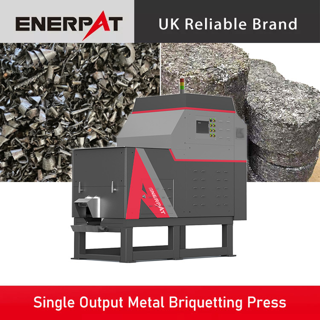 Máquina briquetadora de metales 